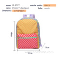 Printed square check bag 600D Oxford cloth bag